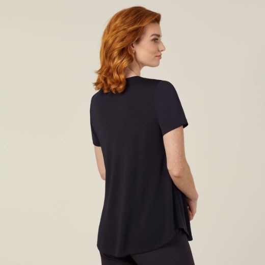 Picture of NNT Ladies Matt Jersey Short Sleeve Swing Top